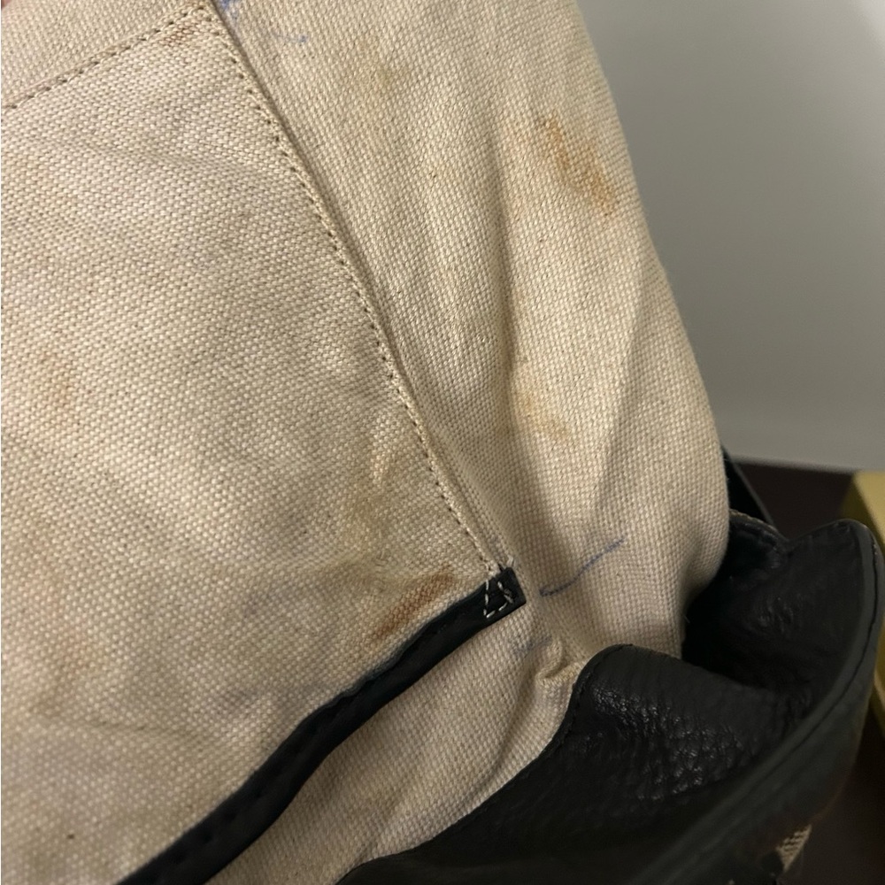 Michael Kors Black and Brown Monogram Shoulder Bag. Needs Rehab! - Picture 5 of 5